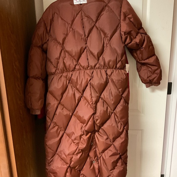 Vintage Talbots Heavy Down Long Riding Jacket EUC - Picture 6 of 10